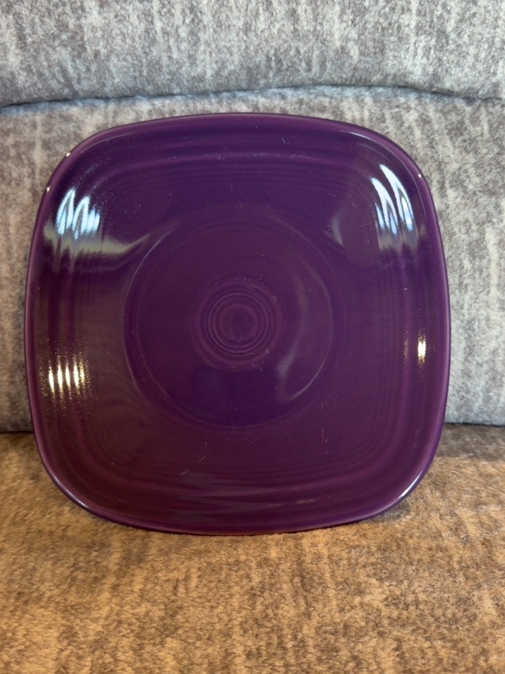 Fiesta square purple/bluish salad plate 7.5 inch